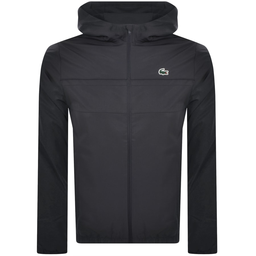 Lacoste Full Zip Logo Jacket Grey Mainline Menswear